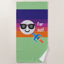 Far Out Design - Strandhandtuch