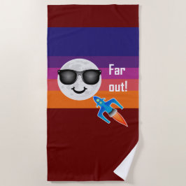 Far Out Design - Strandhandtuch