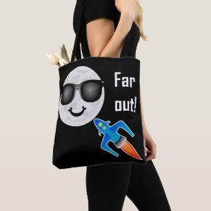 Far-out-Design - Volldrucktasche, Mittel