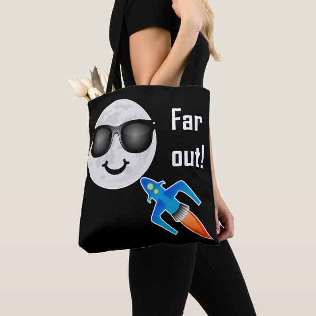 Far-out-Design - Volldrucktasche, Mittel (Von Nahem)