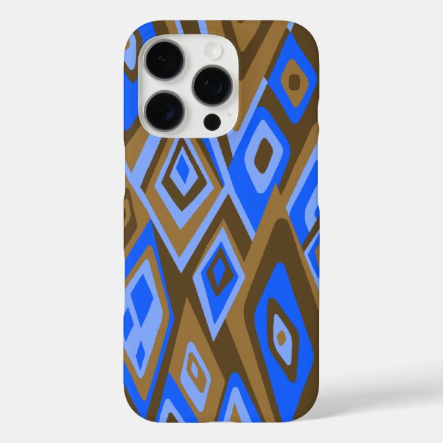 Far out Retro Abstrakte Psychedelic Brown Case-Mate iPhone Hülle (Rückseite)