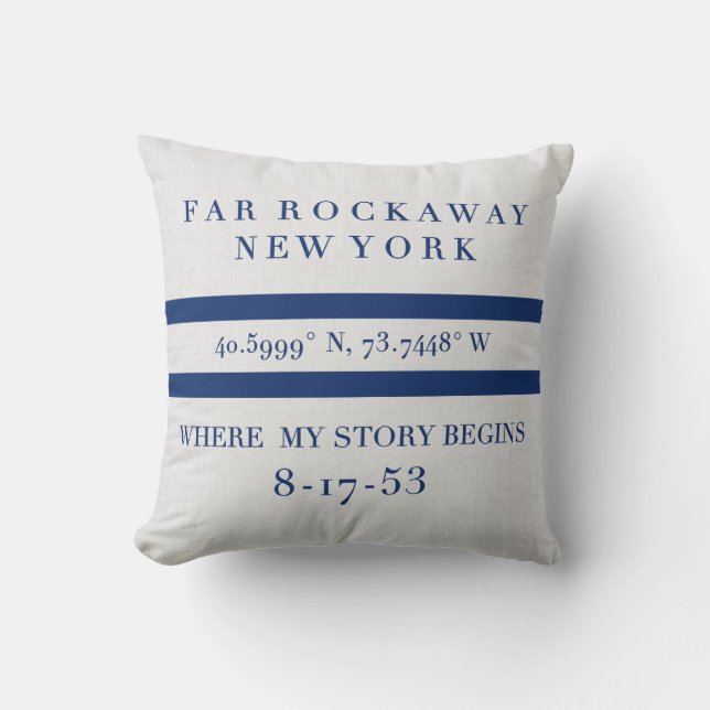 Far Rockaway Pillow Kissen (Vorderseite)
