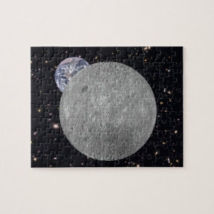 Far Side of the Moon Earth Starry Sky Puzzle