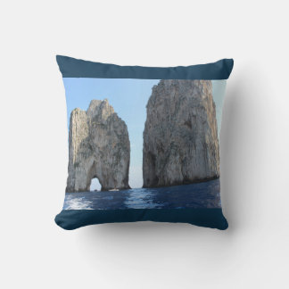 Faraglioni di Capri - blaues Fotokissen Kissen