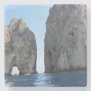 Faraglioni di Capri - fotografischer Untersetzer