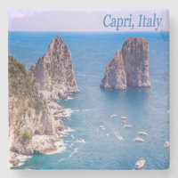 Faraglioni Rocks, Capri Italien Stone Untersetzer