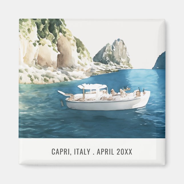 Faraglioni Rocks Capri Italien Wassersportaktivitä Magnet (Vorne)