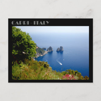 Faraglioni Rocks, Insel Capri Postcard Postkarte
