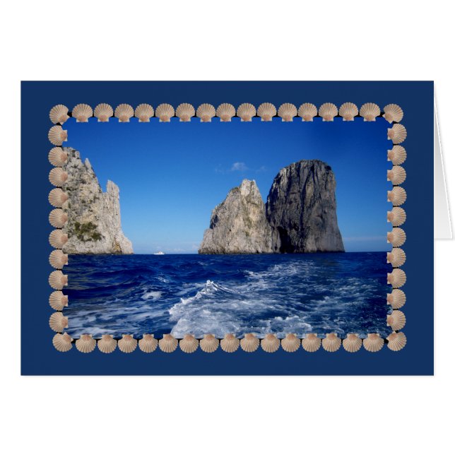 Faraglioni Stacks, Insel Capri - Golf von Neapel (Vorderseite (Horizontal))