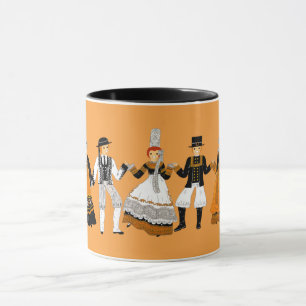 Farandole von Bretagne, Frankreich Tasse