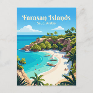 Farasan-Inseln Saudi-Arabien Postkarte