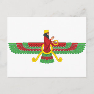 Faravahar-Symbol Postkarte