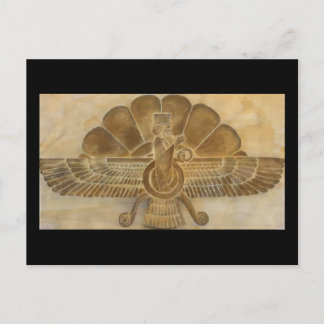 Faravahar-Symbol Postkarte