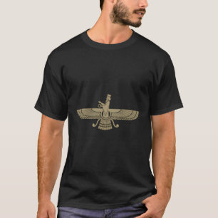 Faravahar Zoroastrianism Zarathustra Symbol Philos T-Shirt