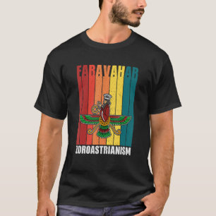 Faravahar Zoroastrianism Zarathustra Symbol philos T-Shirt