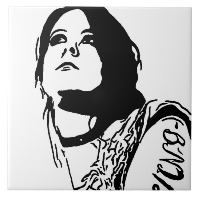 Faraway Stare Fliese (Vorderseite)