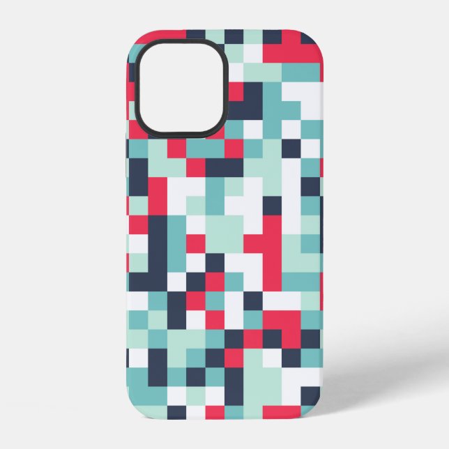 Farb-Halfton-Hintergrund. Abstrakte multicolor Tex iPhone Hülle (Rückseite)