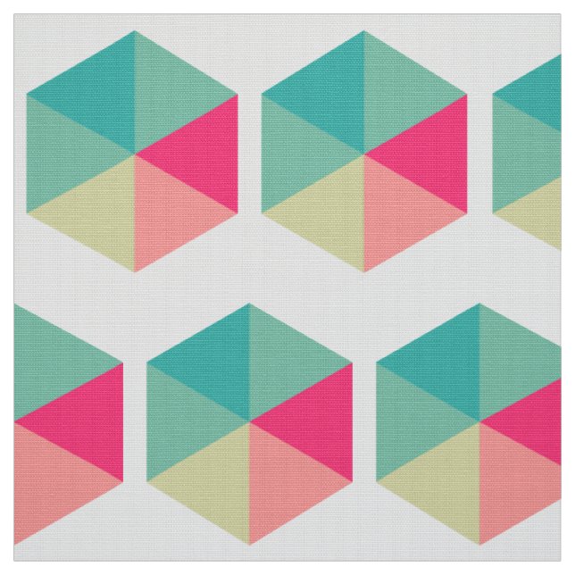 Farb-Hexagon 02 Stoff (Muster)