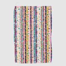 Farb-Pop-Polka-Streifen-Muster