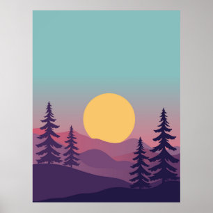 Farb-Splash-Hintergrund Poster