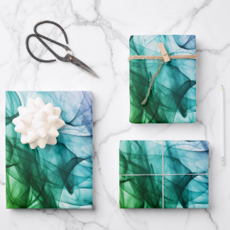 Farb-Spritz-Verpackungspapier Geschenkpapier Set