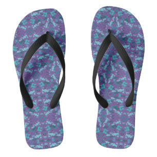 Farb-Spritzmuster Flip Flops