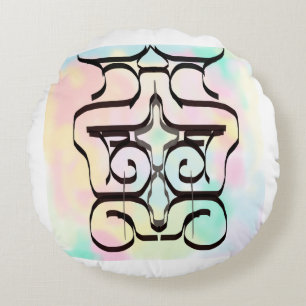 Farbabbildungen Rundes Kissen