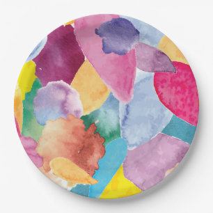 Farbabsturz 2 pappteller