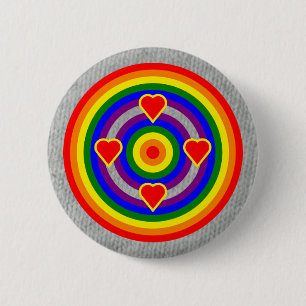FarbAbzeichen: LGBT+ Button