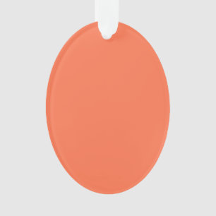 Farbakzent der Lachskoralle, angepasst Ornament