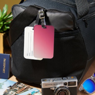 Farbamerikanischer Gepäckanhänger