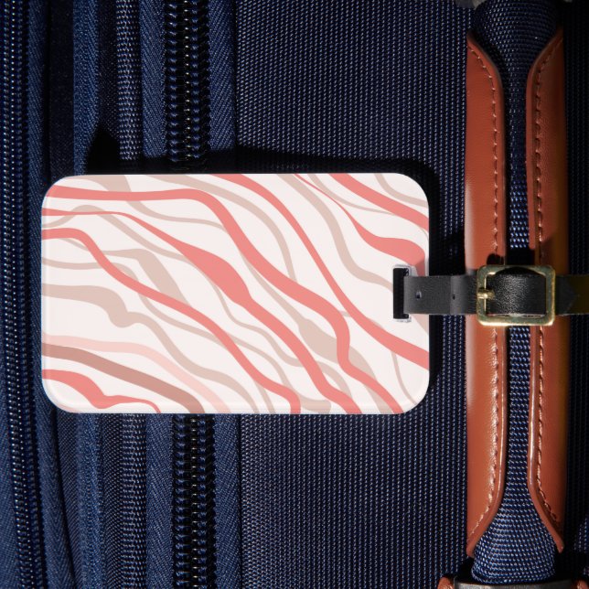 Farbamerikanischer Gepäckanhänger (Vorderseite Insitu 4)