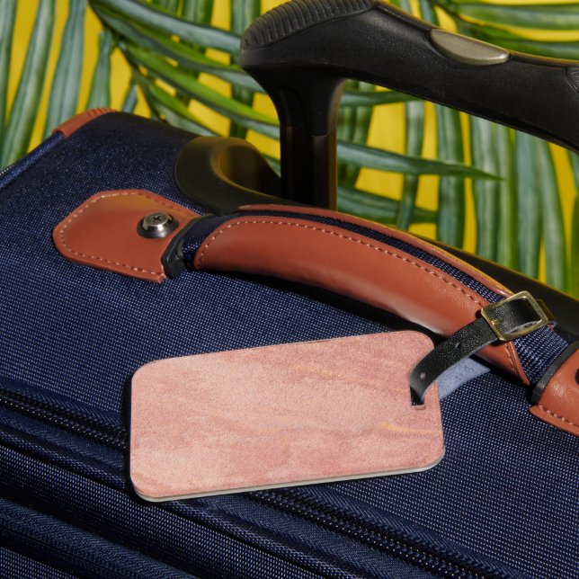 Farbamerikanischer Gepäckanhänger (Vorderseite Insitu 3)