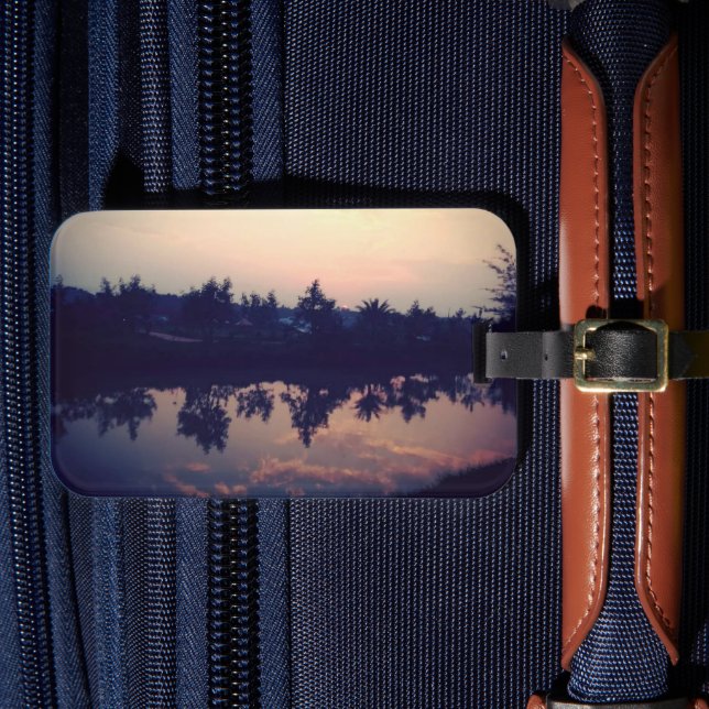 Farbamerikanischer Gepäckanhänger (Vorderseite Insitu 4)