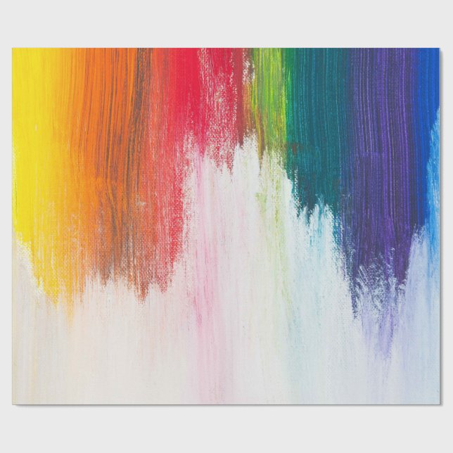 Farbamerikanisches Papier Geschenkpapier (Flach)