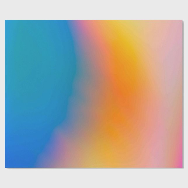 Farbamerikanisches Papier Geschenkpapier (Flach)