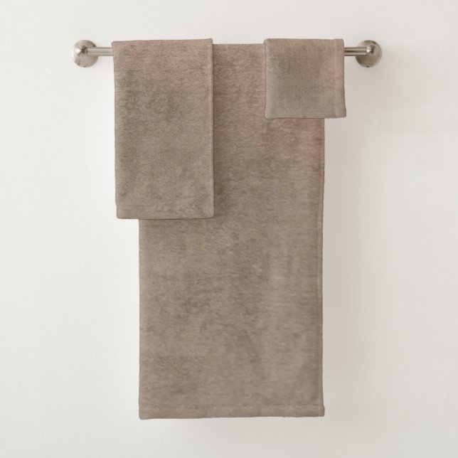 Farbamerikanisches Set mit festem Badehandtuch (Insitu)