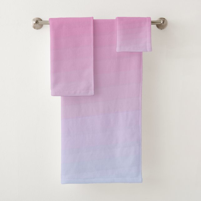 Farbamerikanisches Set mit festem Badehandtuch (Insitu)