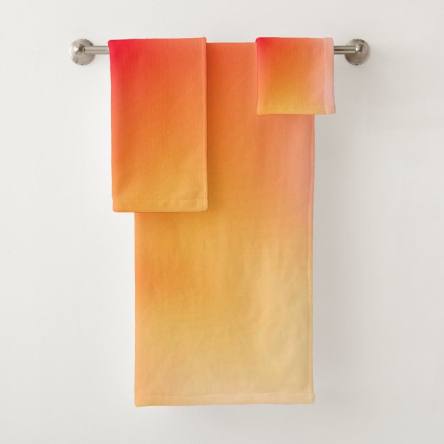 Farbamerikanisches Set mit festem Badehandtuch (Insitu)