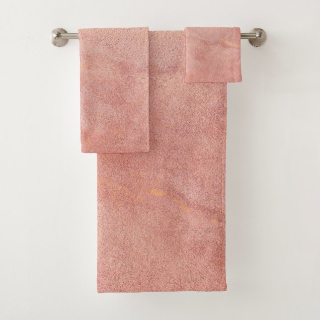 Farbamerikanisches Set mit festem Badehandtuch (Insitu)