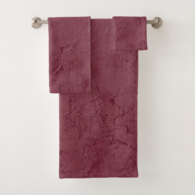Farbamerikanisches Set mit festem Badehandtuch (Insitu)