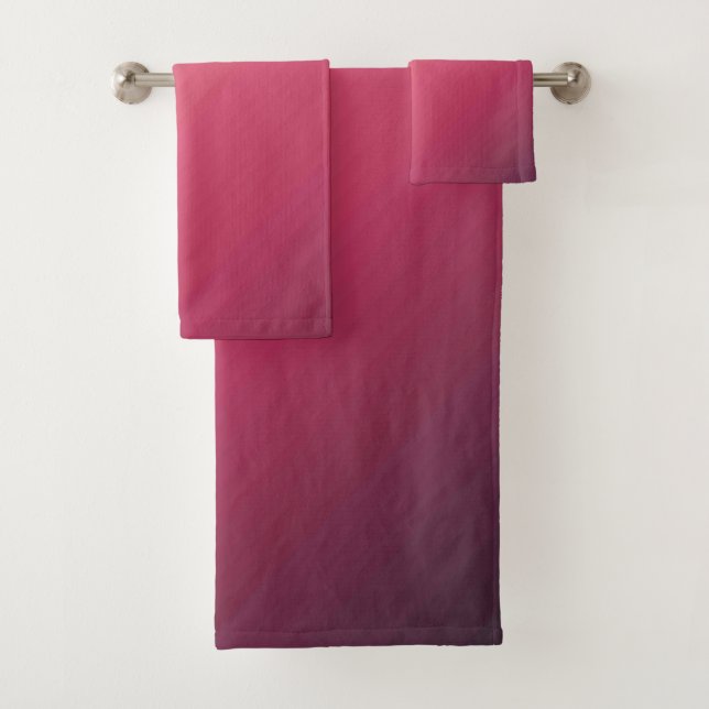 Farbamerikanisches Set mit festem Badehandtuch (Insitu)