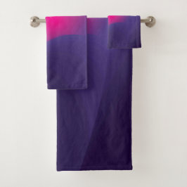 Farbamerikanisches Set mit festem Badehandtuch