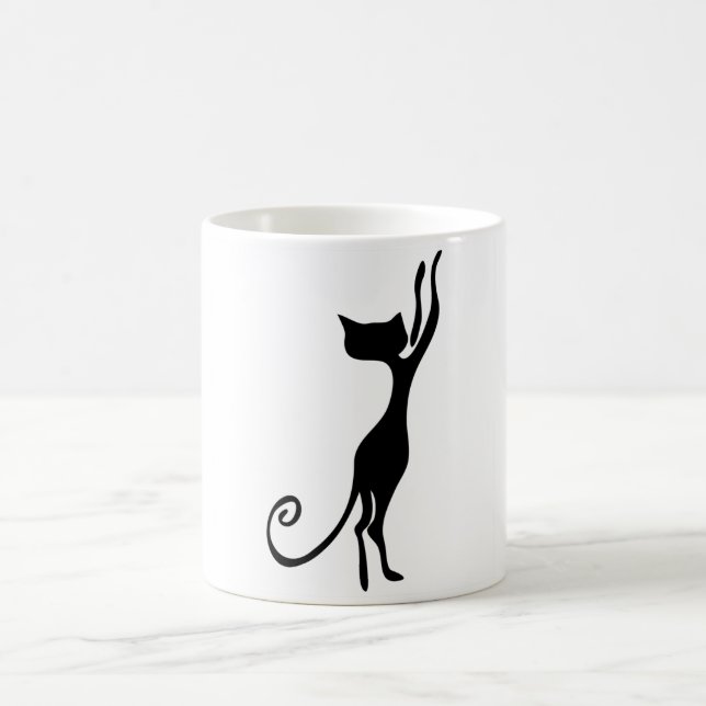 Farbändernde Katzen-Tasse Verwandlungstasse (Mittel)