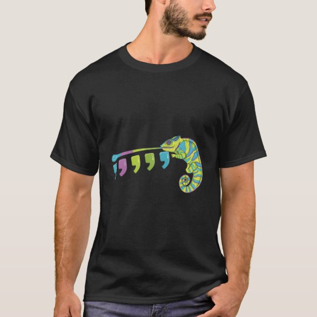 Farbänderung Chameleon Comma Chameleon T-Shirt (Vorderseite)