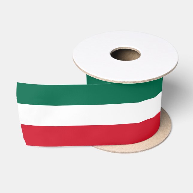 Farbband, Tricolor, Mexiko Satinband (Spule)