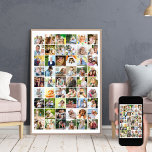 Farbbandbreite des Multi-Foto 54 Poster<br><div class="desc">Erstellen Sie Ihr eigenes Multi-Foto Poster mit 54 Ihrer Lieblings-Fotos. Die Fotovorlage ist für Sie bereit, Ihre Bilder hochzuladen, die in quadratischem / instagram Format in einer einfachen Rasterstil Foto Collage angezeigt werden. Die Hintergrundfarbe ist neutral weiß, und wenn Sie dies ändern möchten, um Ihre Wohngestaltung zu Anzug, klicken Sie...</div>