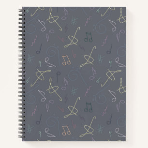 Farbbandmuster Notizbuch