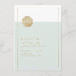 Farbbearbeitbare moderne Hochzeitskarte Begleitkarte
