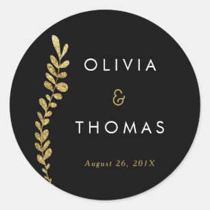 Farbbearbeitbares Gold-Leaf-Sticker, Sticker für G